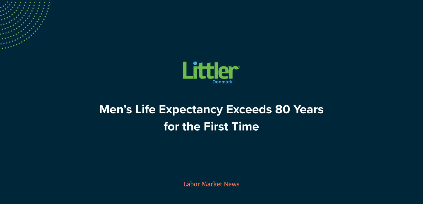 Mænds middellevetid er for første gang over 80 år